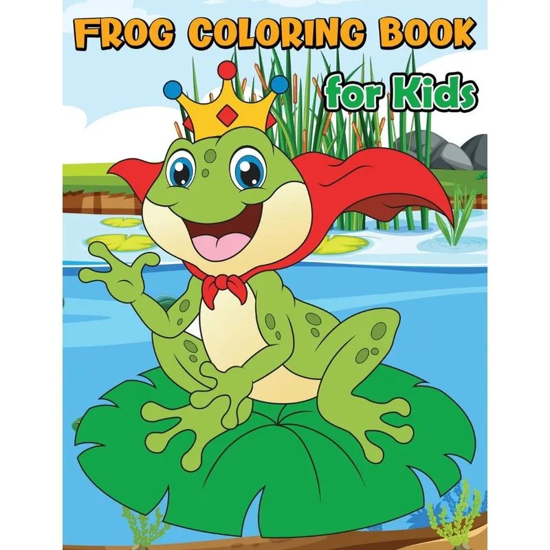 Frog Coloring Book for Kids