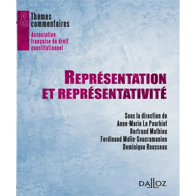 Représentation Et Représentativité