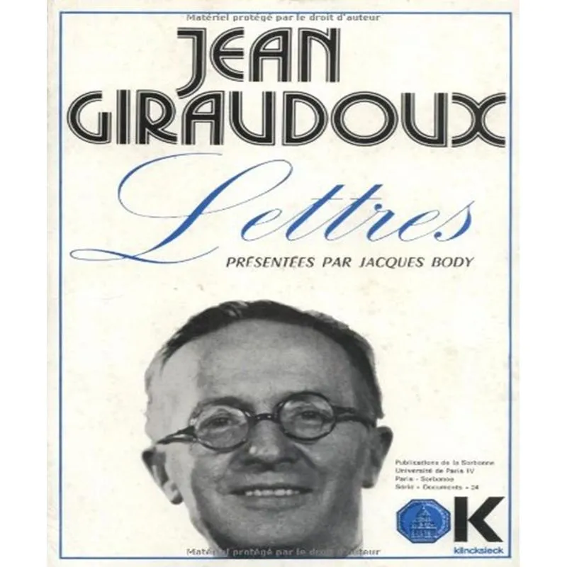 Lettres - Jean Giraudoux