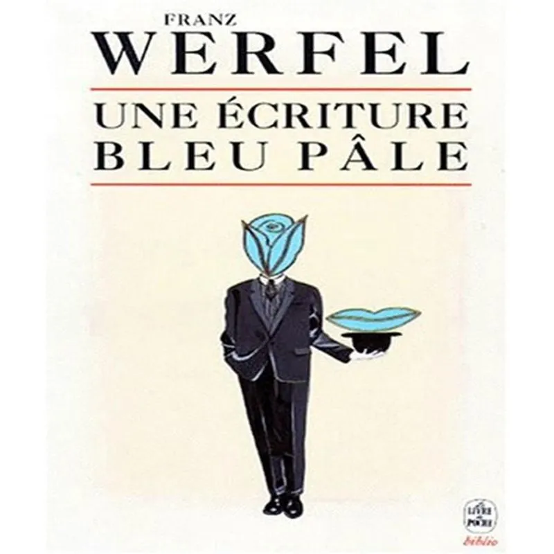 Une Écriture Bleu Pâle