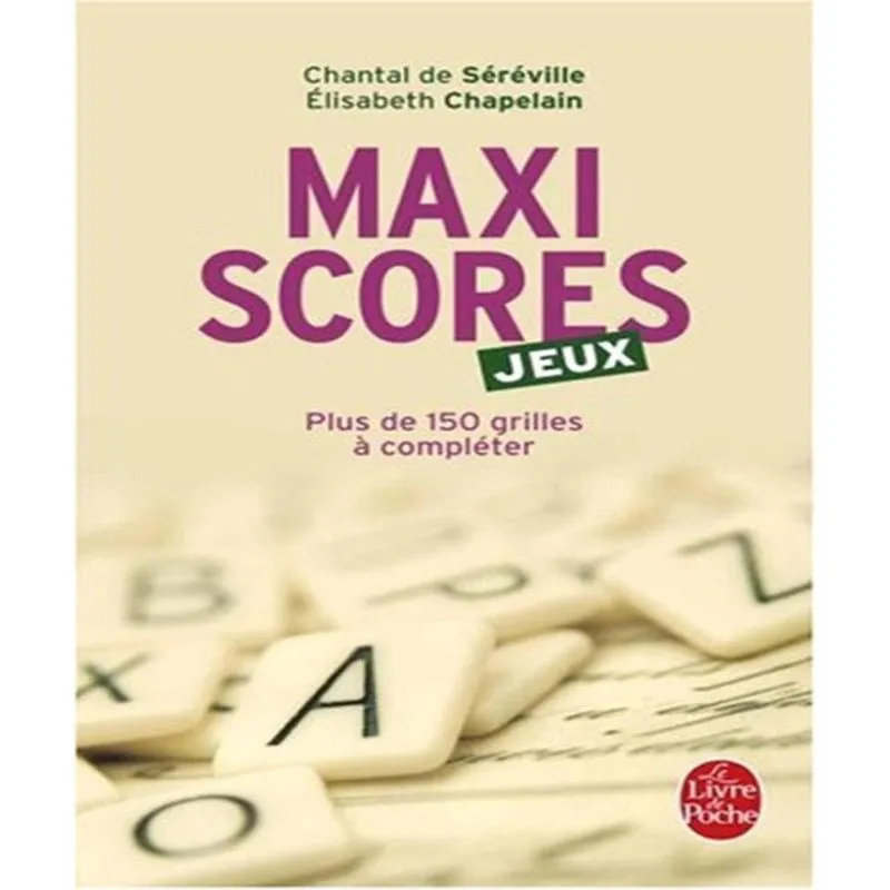 Maxi Scores Jeux: Plus De 150 Grilles à Compléter