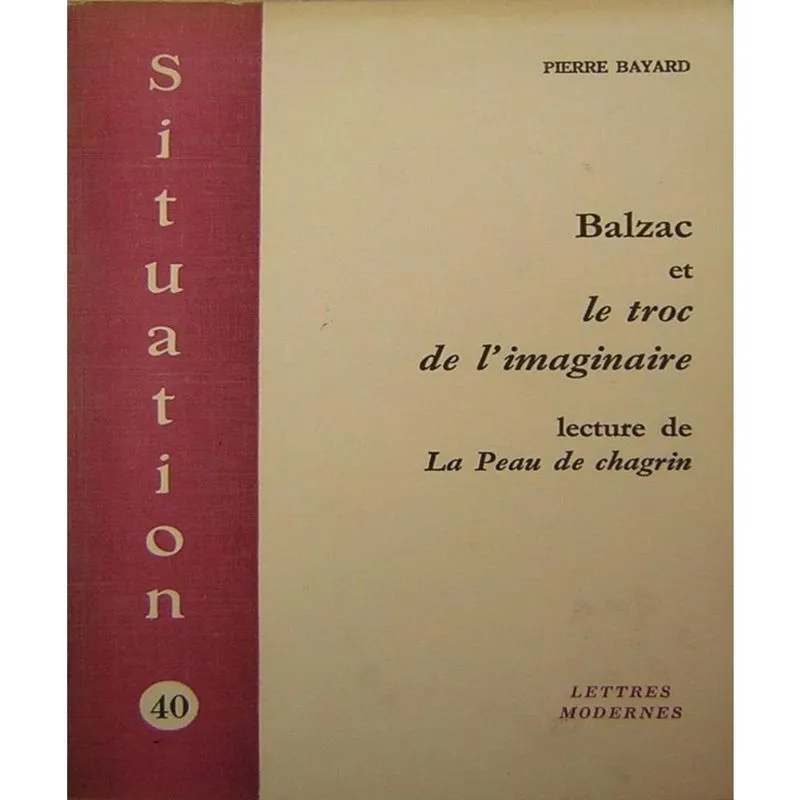 Balzac et le troc de limaginaire - lecture de la peau de chagrin