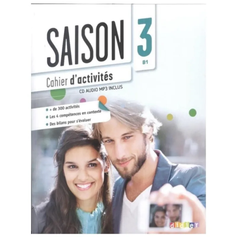 Saison 3 (b1) - cahier d´activites + cd mp3