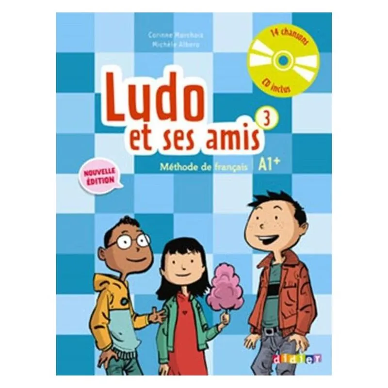 LUDO ET SES AMIS 3 LIVRE DE L'ELEVE + CD AUDIO - NOUVELLE EDITION