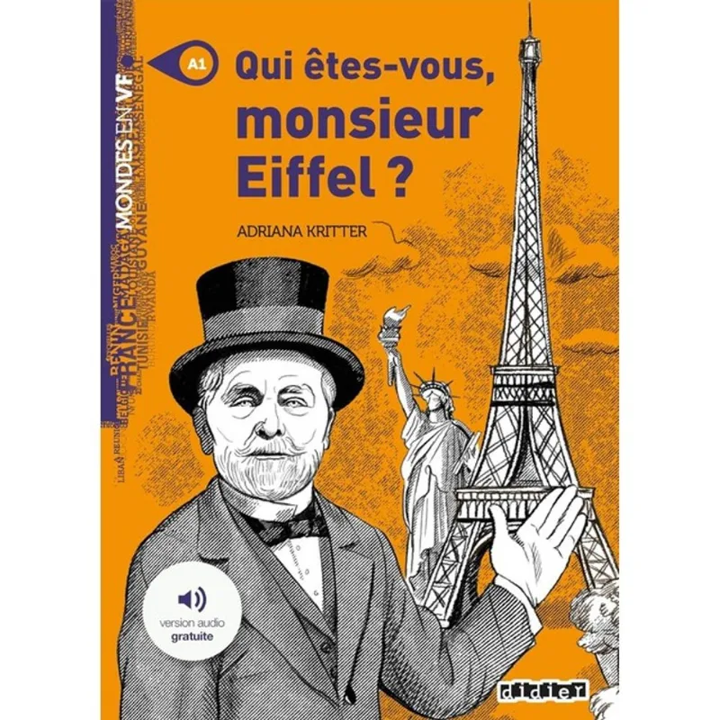 MONDES EN VF - QUI ÊTES-VOUS MONSIEUR EIFFEL? - NIV. A1 - LIVRE + AUDIOS