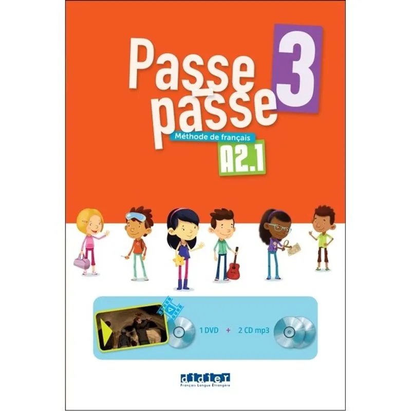 PASSE-PASSE 3 - A2.1 - COFFRET DE CLASSE - CD MP3 + DVD