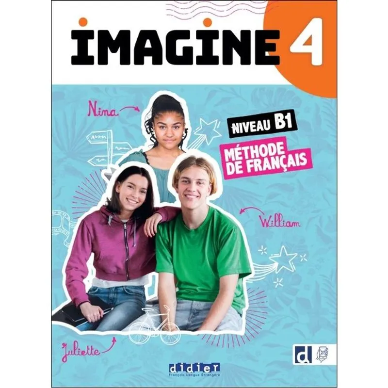 IMAGINE 4 - NIV. B1 - LIVRE + DIDIERFLE.APP