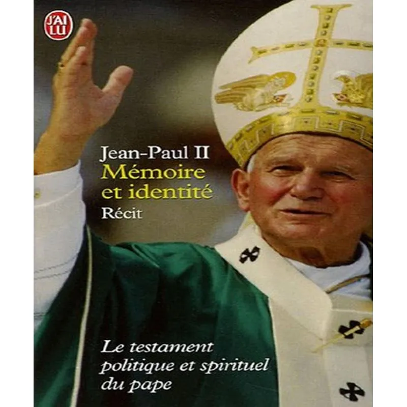 Mémoire Et Identité, Jean Paul Ii