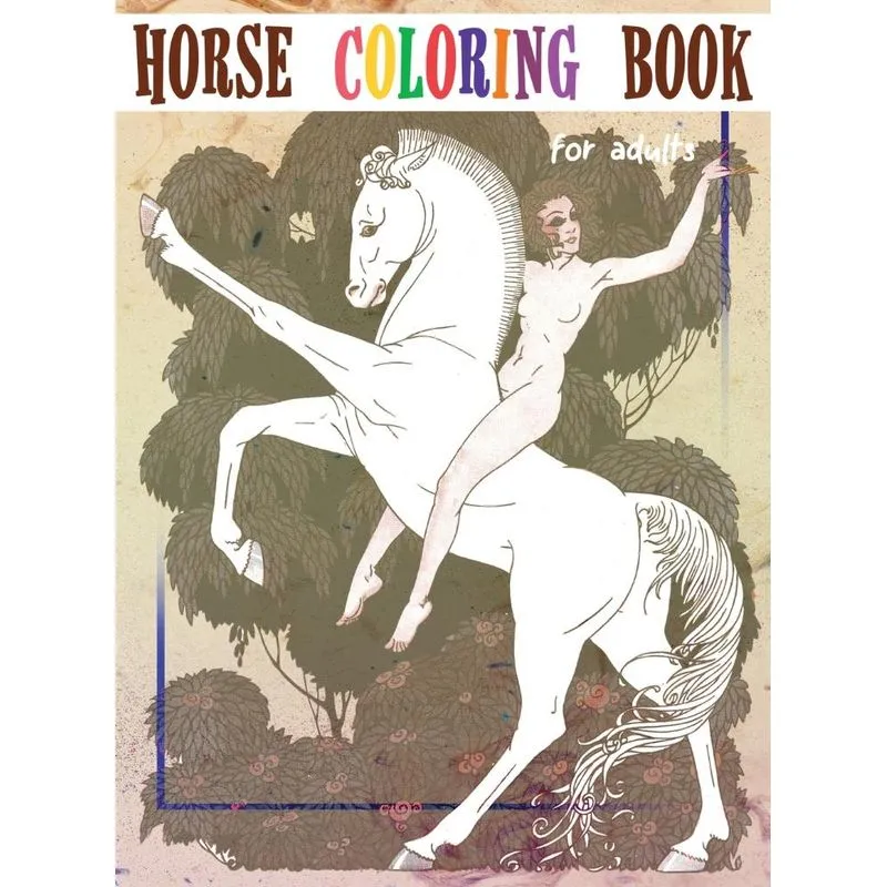 Horse Coloring Book for Adults