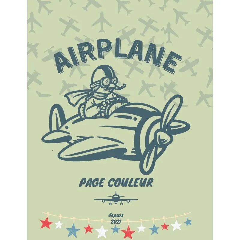 AIRPLANE PAGE COULEUR