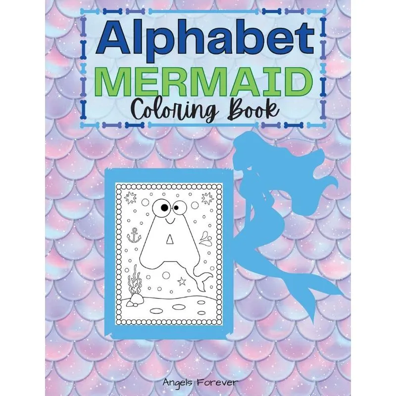 Alphabet Mermaid Coloring Book