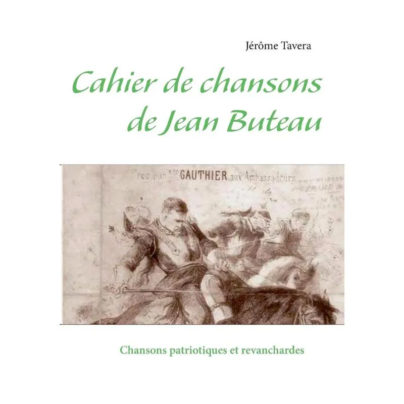 Cahier de chansons de Jean Buteau
