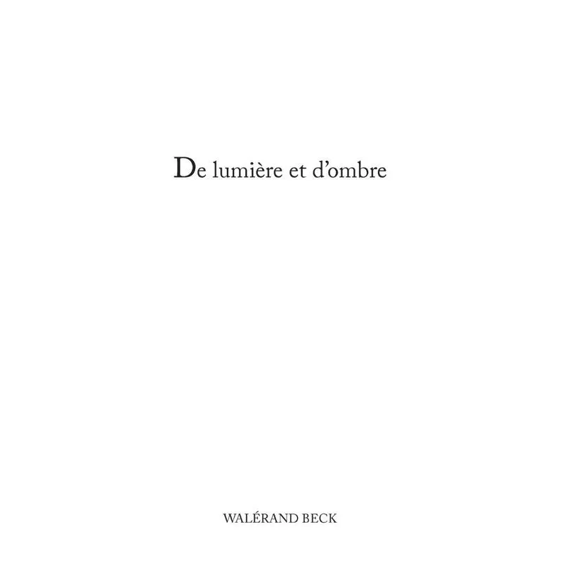 De lumière et dombre
