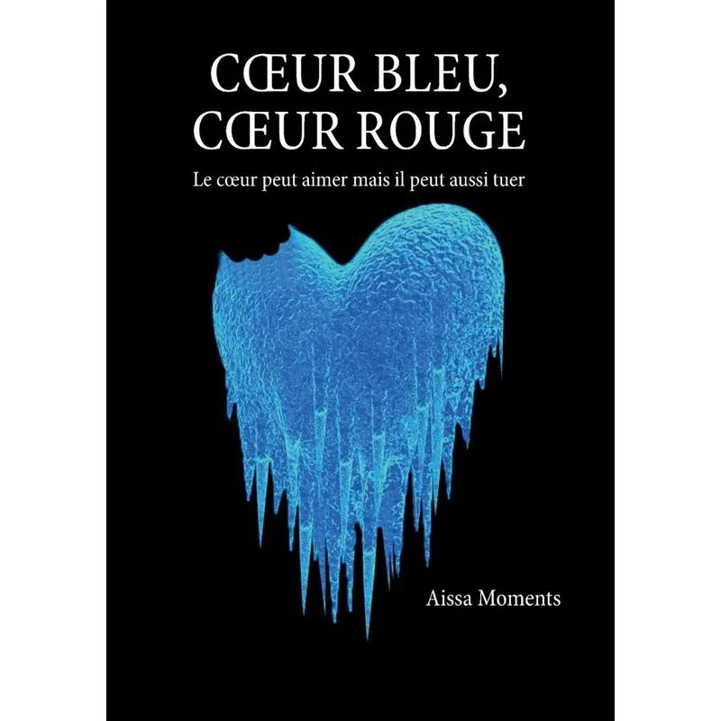 Coeur bleu coeur rouge