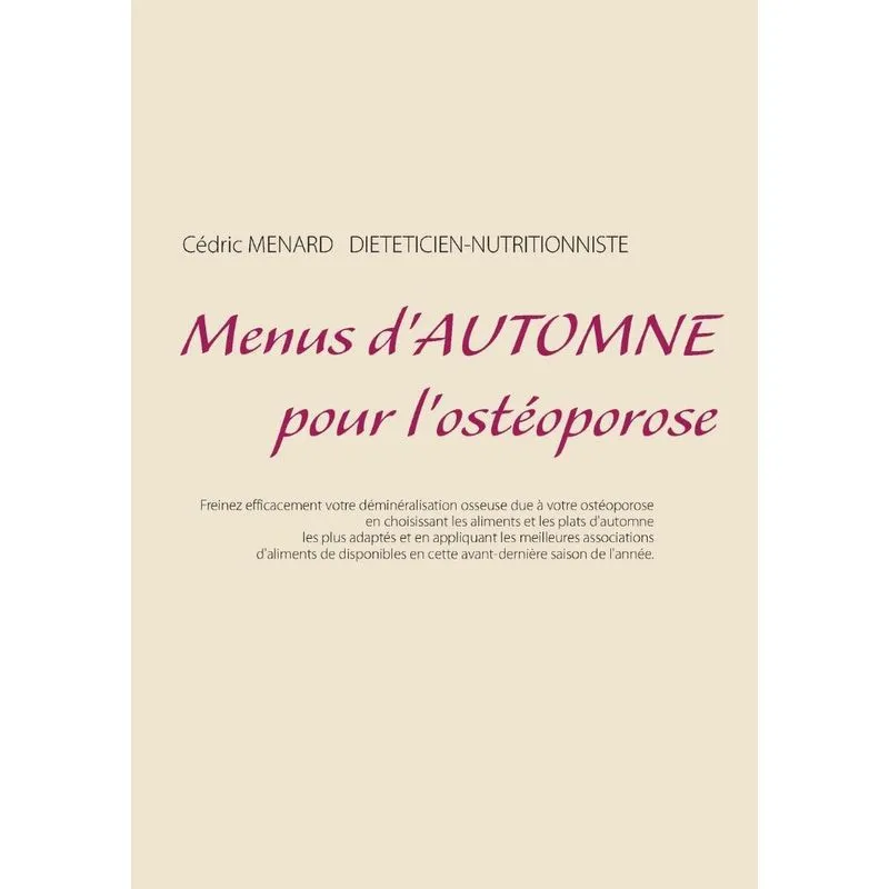 Menus dautomne pour lostéoporose