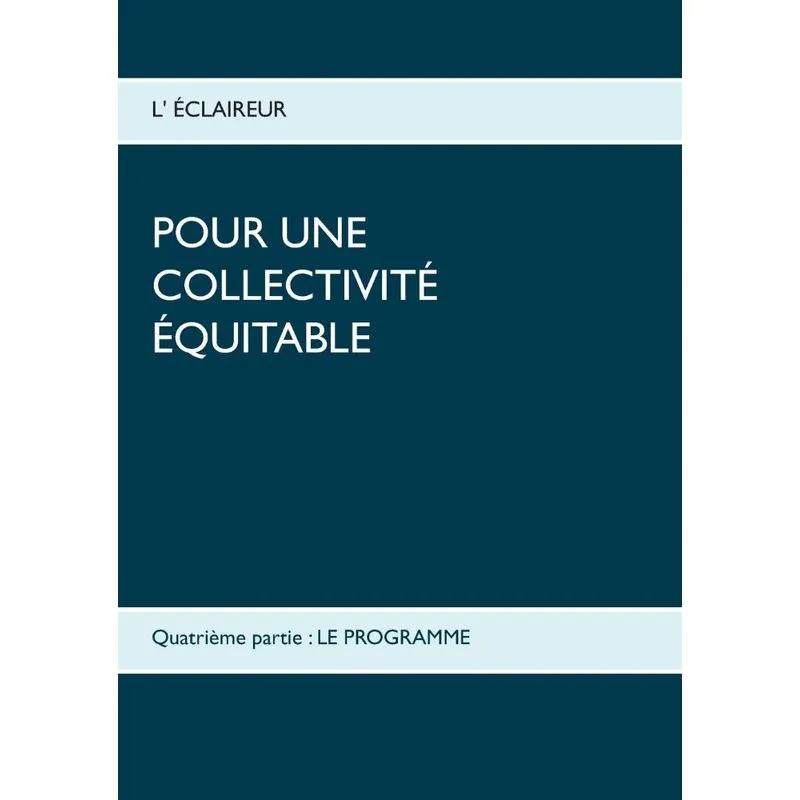 Pour une collectivité équitable