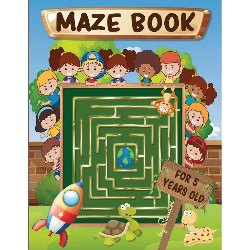 Maze Book for 5 Years Old