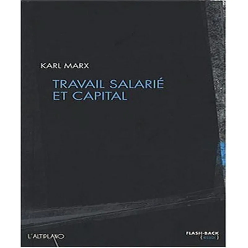 Travail Salarié Et Capital