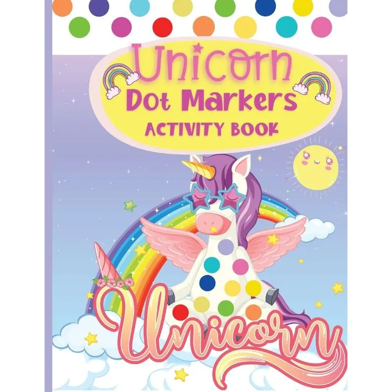 Dot Markers Activity Book Unicorn