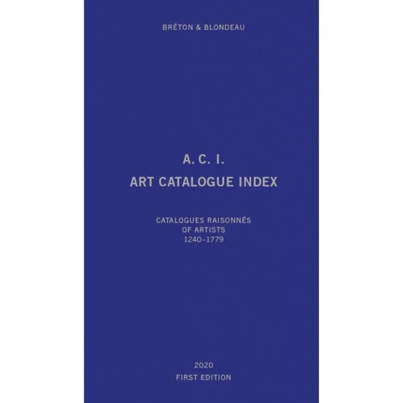 ART CATALOGUE INDEX