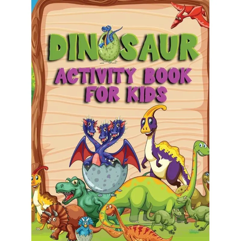 Dinosaur Activity Book for Kids