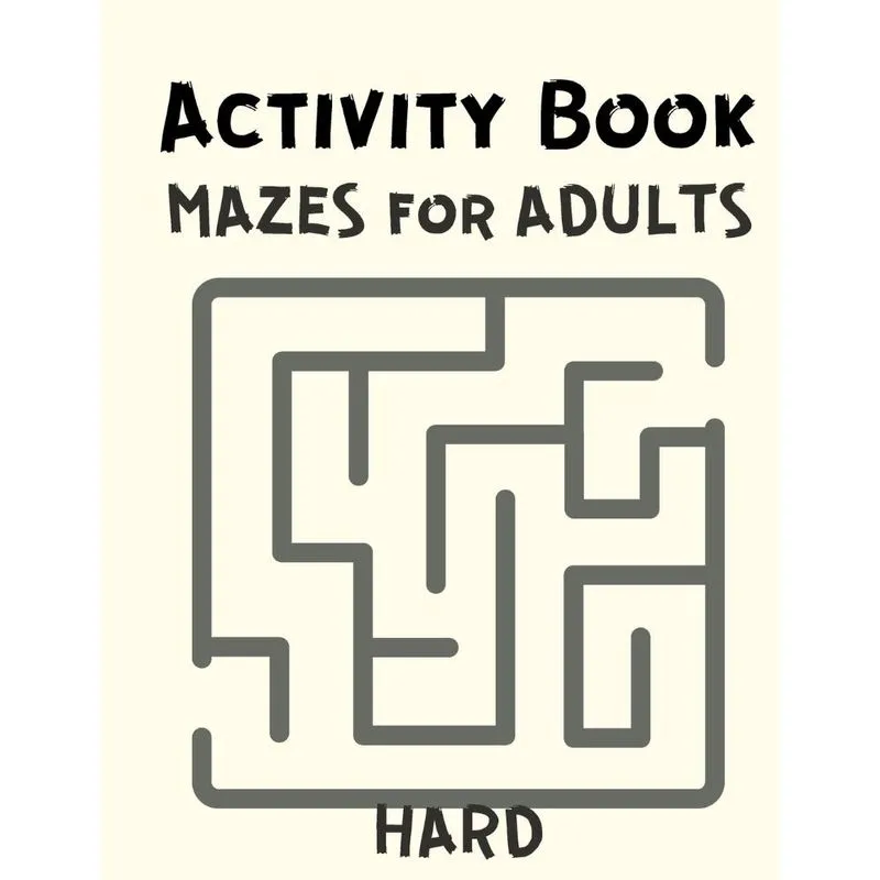 Activity Book Mazes for Adults