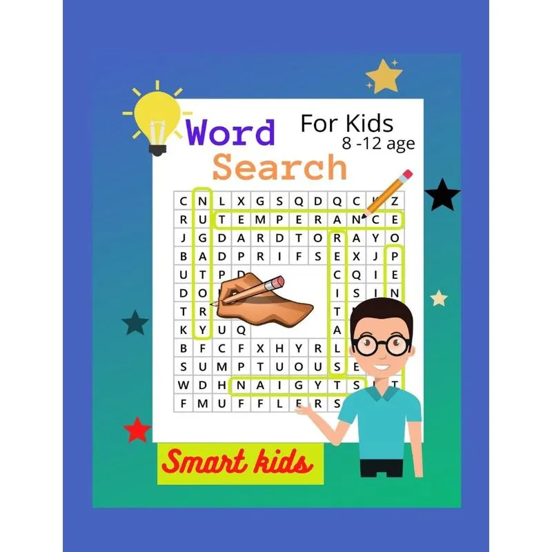 Words Search for Kids Ages 8-12