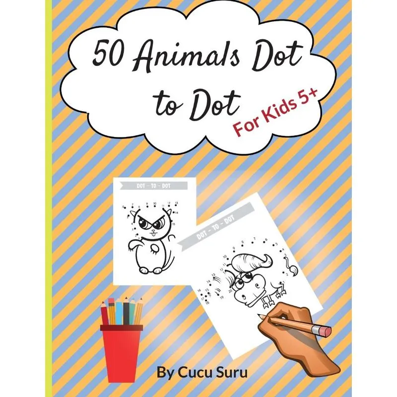 50 Animals Dot to Dot