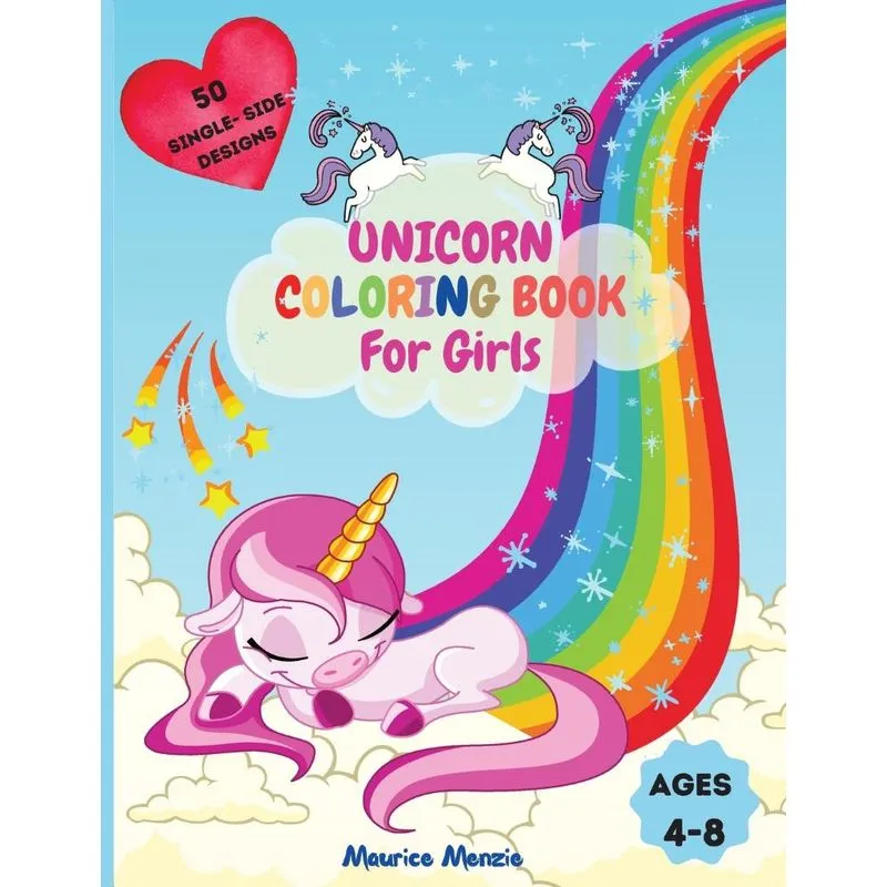 Unicorn Coloring Book For Girls