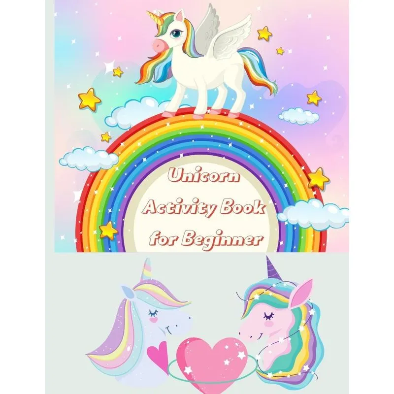 Unicorn Activity Book for Beginner