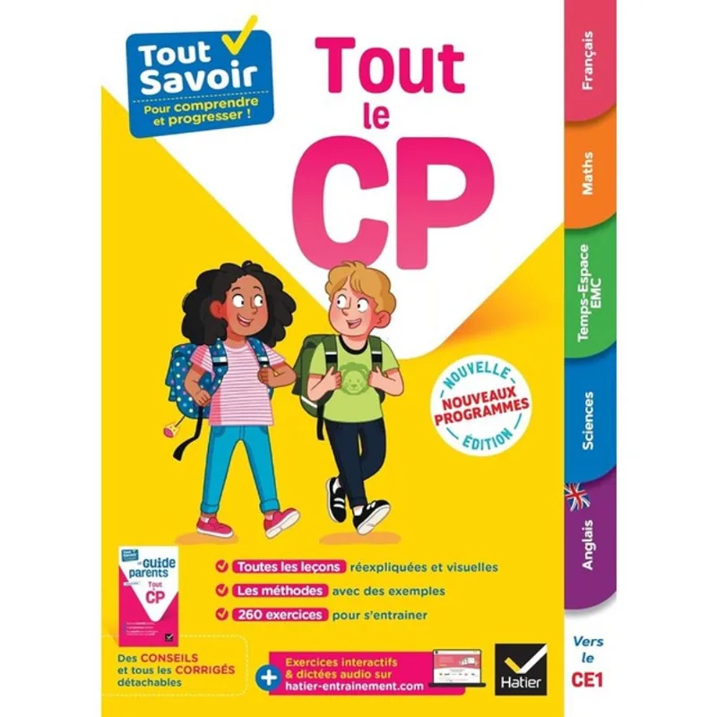 TOUT LE CP - TOUT SAVOIR - TOUT-EN-UN