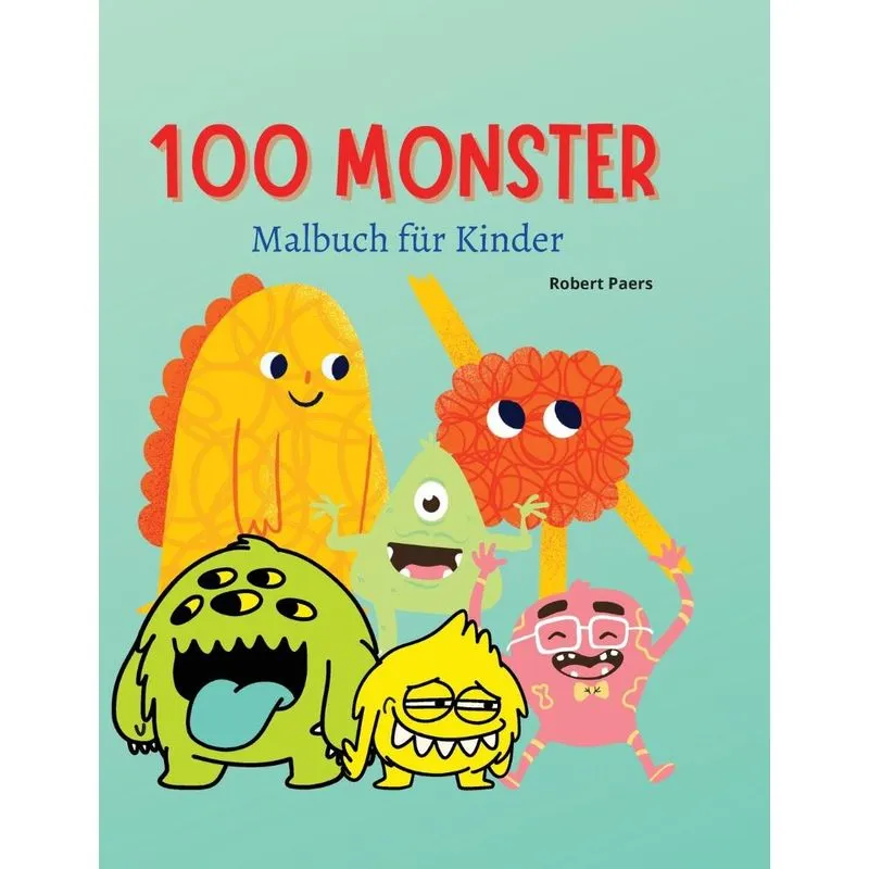 100 Monster Malbuch für Kinder