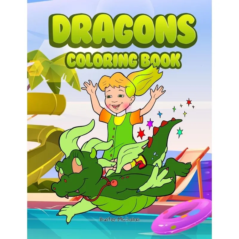 Dragons coloring book