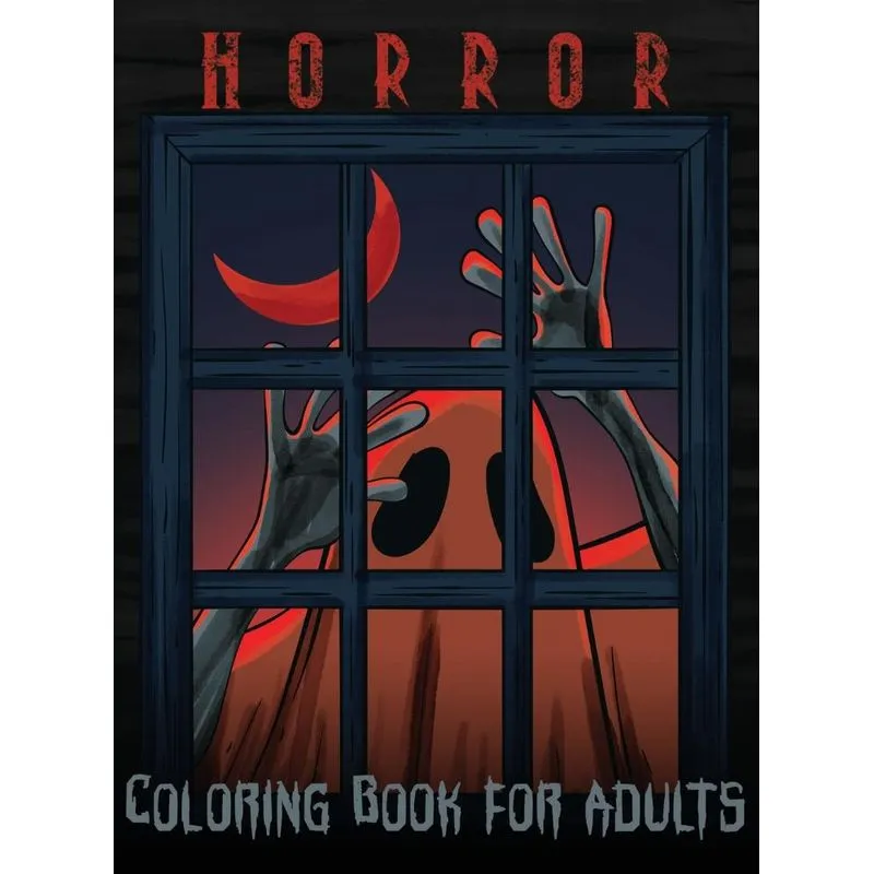 Horror Coloring Book for Adults