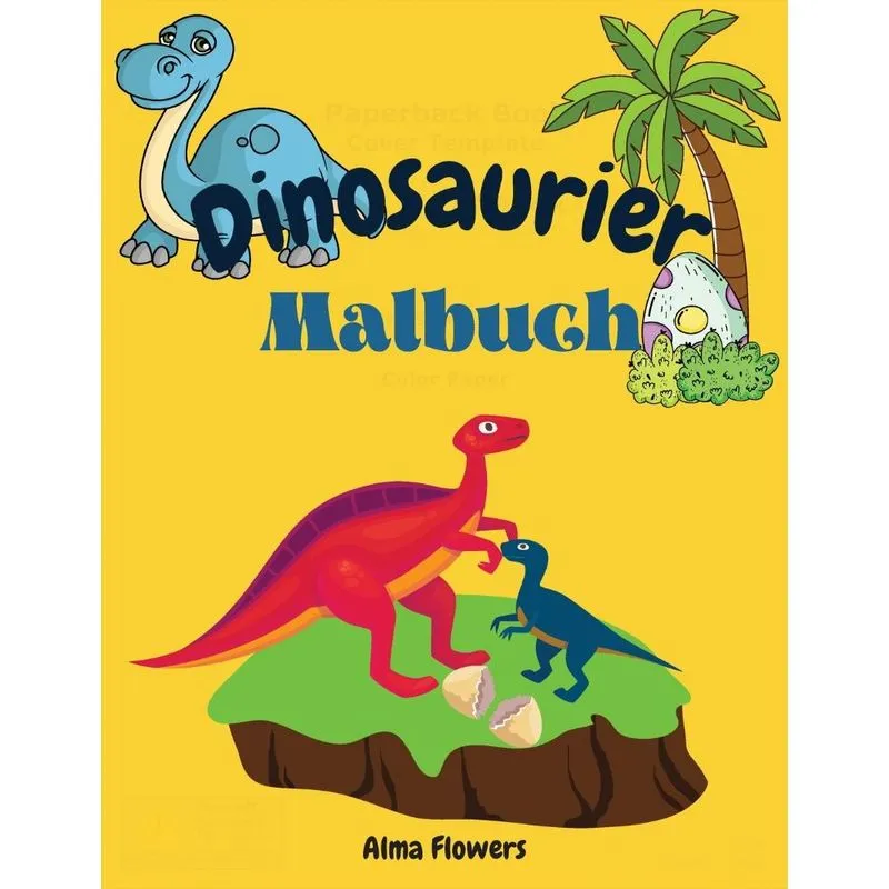 Dinosaurier Malbuch