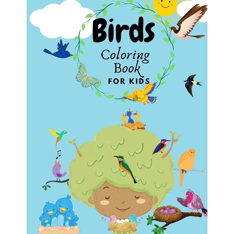 Birds Coloring Book For Kids