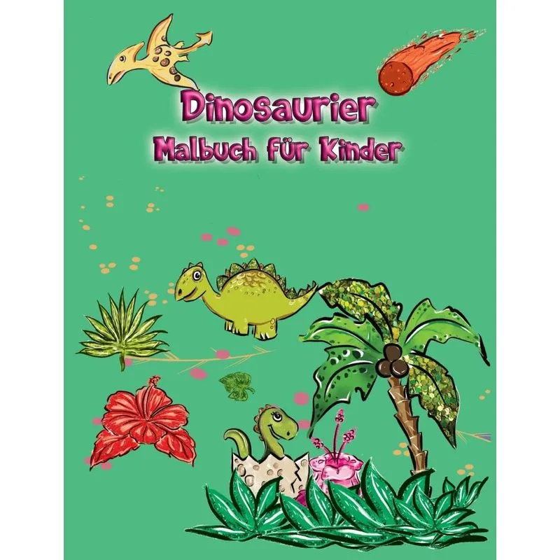 Dinosaurier Malbuch für Kinder