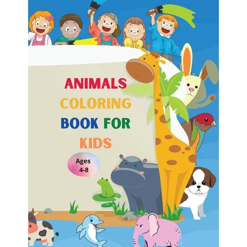 Animals coloring book for kids