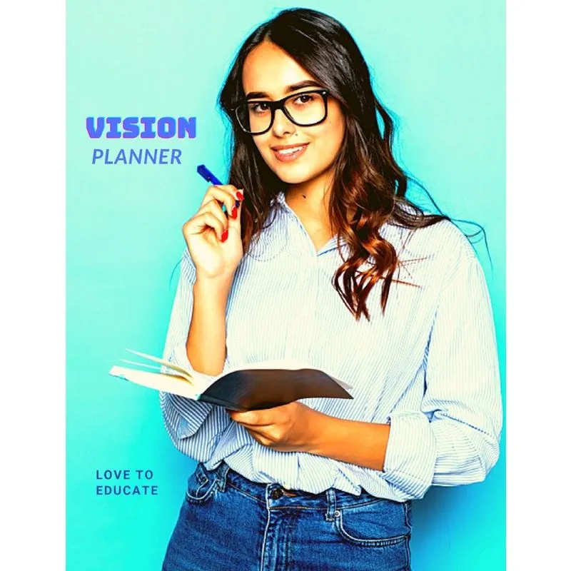 Vision Planner - Vision Board Pages, Affirmations, Bucket L