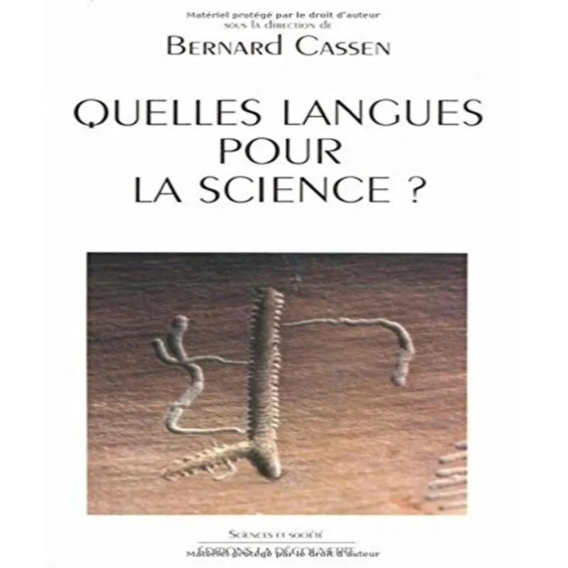 Quelles Langues Pour La Science?