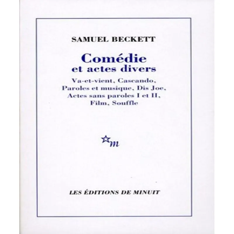 Comédies Et Actes Divers