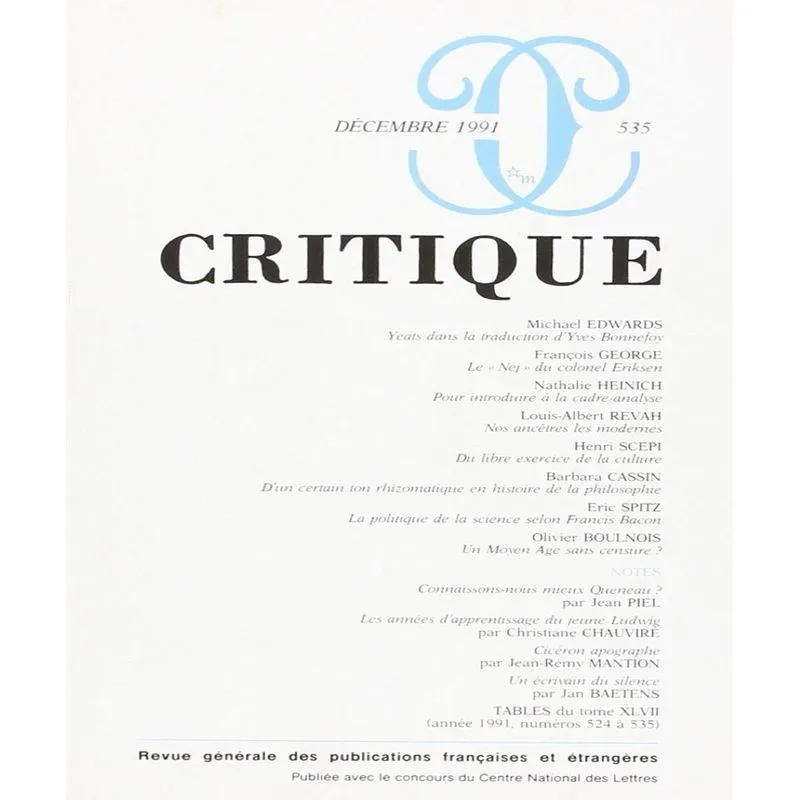 Critique 535