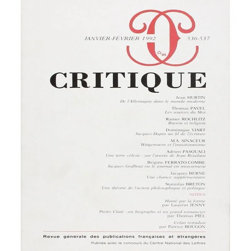 Critique 536-537