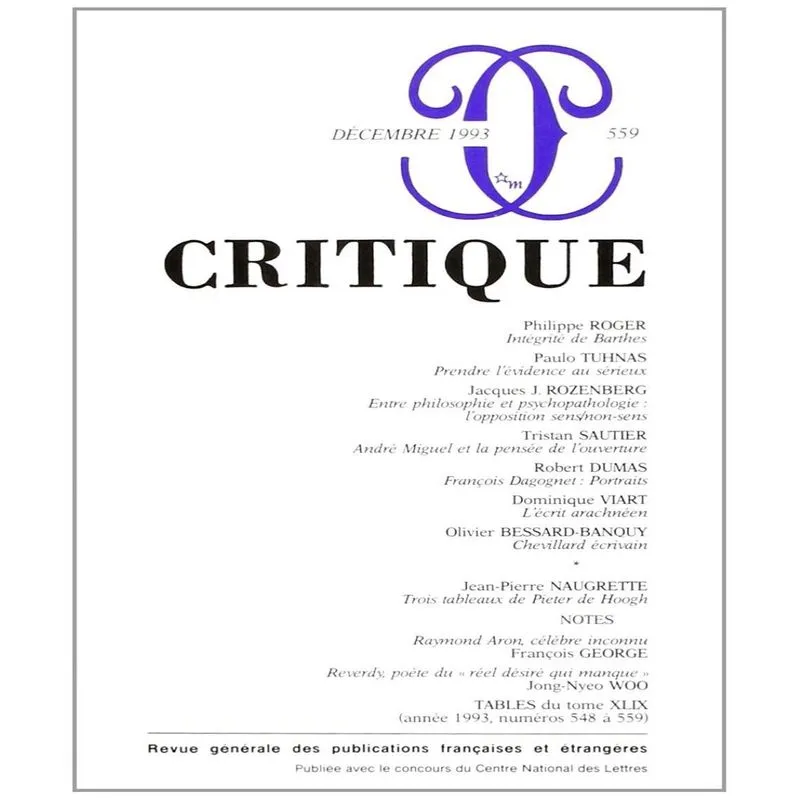 Critique 559