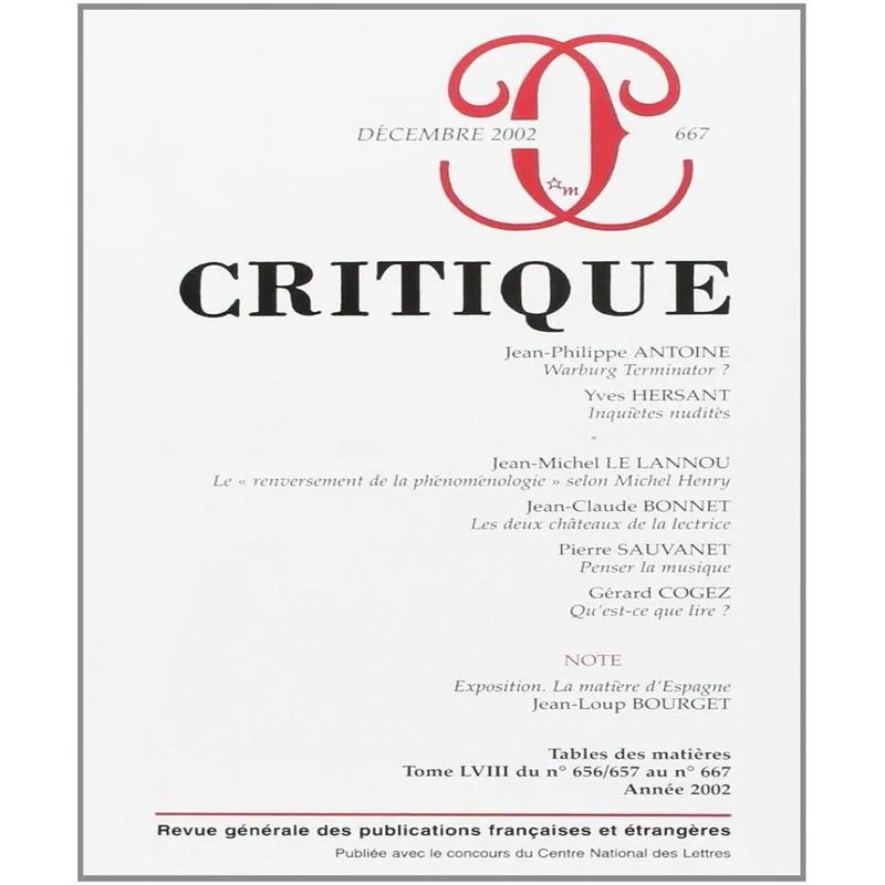 Critique 667