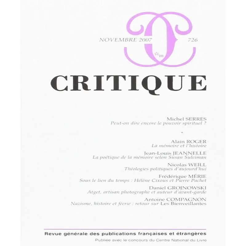 Critique 726