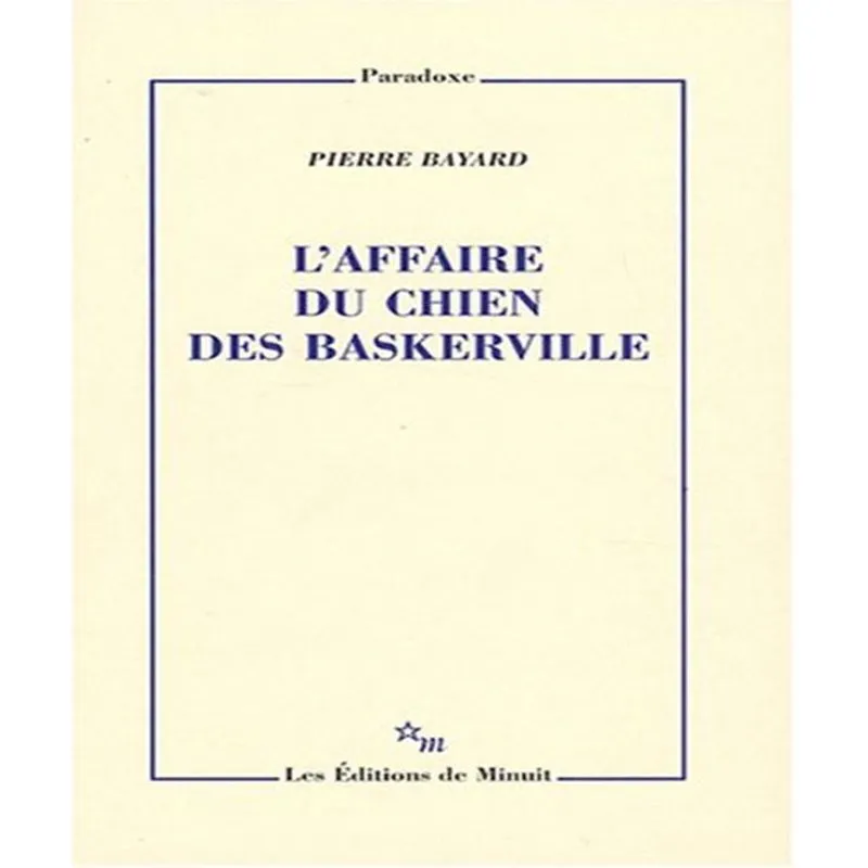 Laffaire Du Chien Des Baskerville