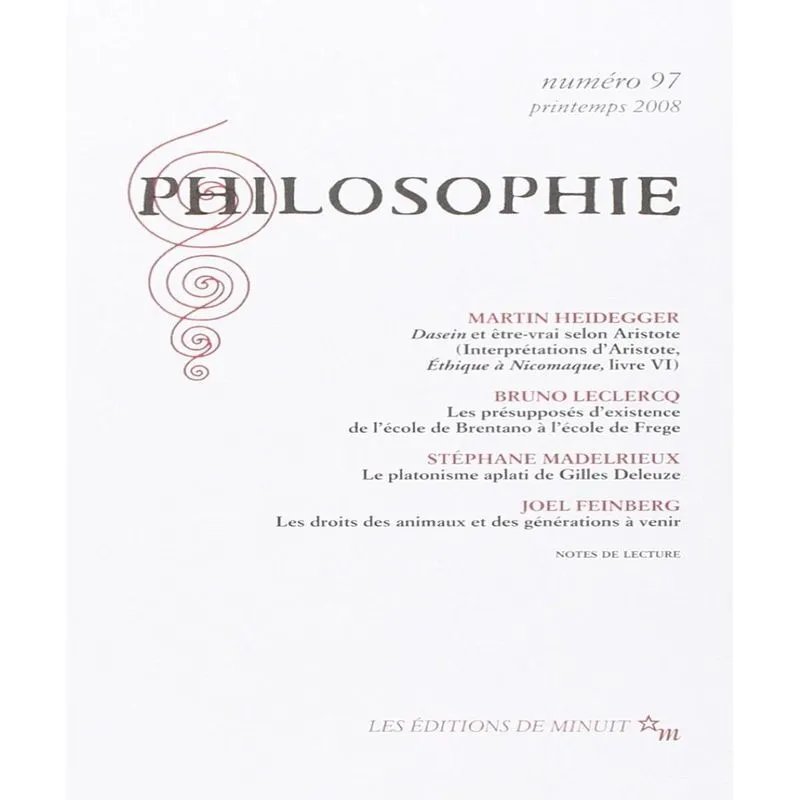 Revue Philosophie No 97