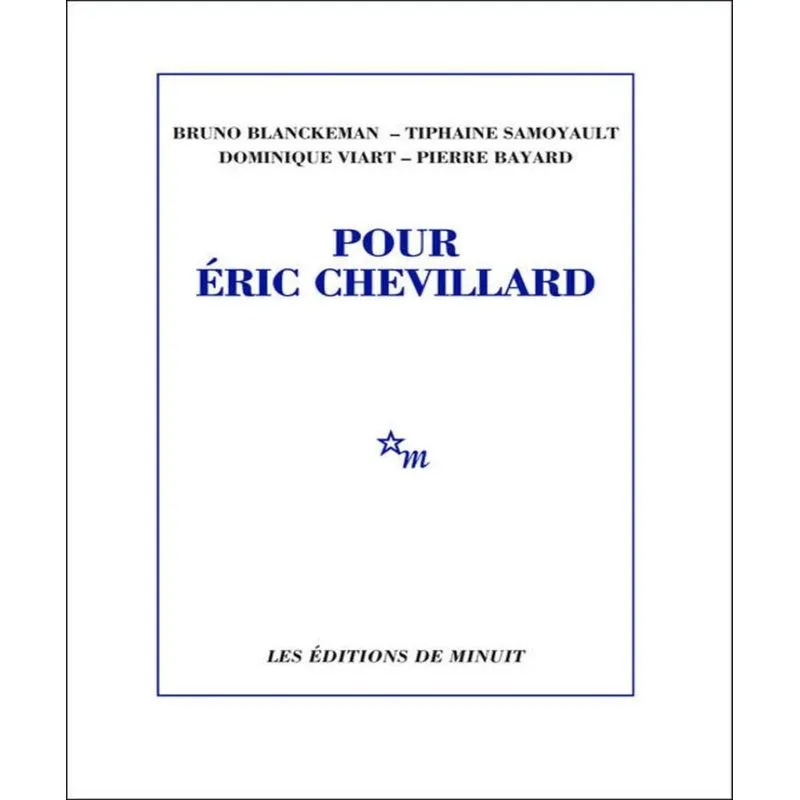 Pour Eric Chevillard