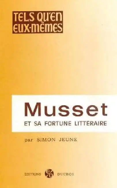 Musset Et Sa Fortune Litteraire Paperback